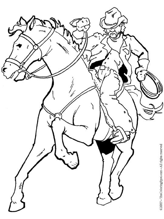 Dibujo gratuito Vaquero #91443 de la coleccion Personajes para imprimir Dibujo gratuito Vaquero #91443 de la coleccion Personajes para imprimir