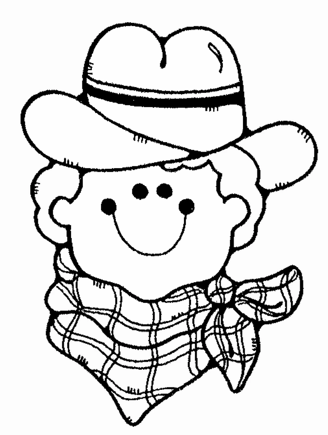 Dibujo gratuito Vaquero #91724 de la coleccion Personajes para imprimir
