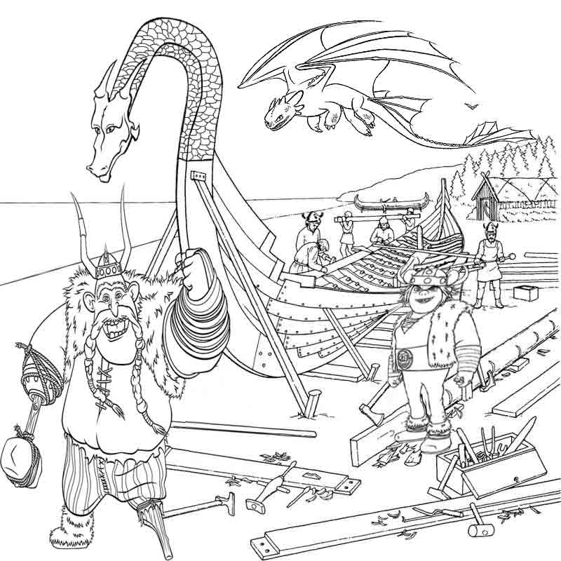 Dibujo para colorear: Vikingo (Personajes) #149433 - Dibujos para Colorear e Imprimir Gratis