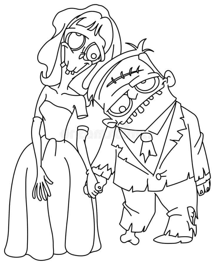 Dibujo gratuito Zombi #172886 de la coleccion Personajes para imprimir