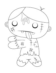 Dibujo gratuito Zombi #172897 de la coleccion Personajes para imprimir