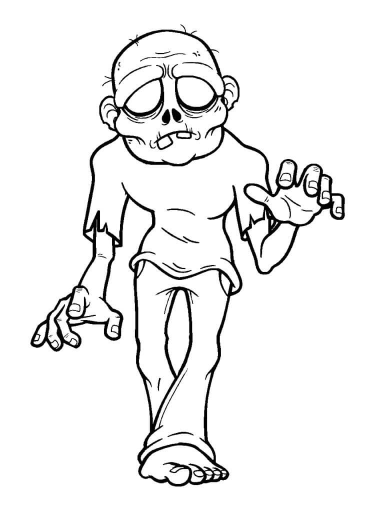 Dibujo gratuito Zombi #172922 de la coleccion Personajes para imprimir Dibujo gratuito Zombi #172922 de la coleccion Personajes para imprimir