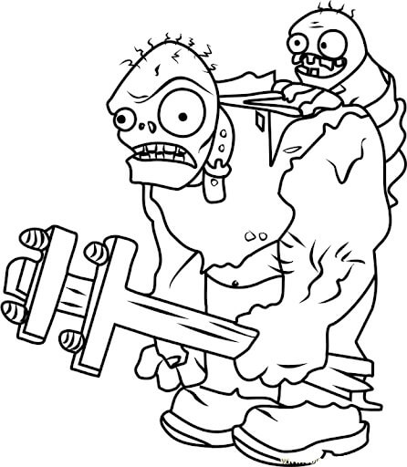 Dibujo gratuito Zombi #172943 de la coleccion Personajes para imprimir