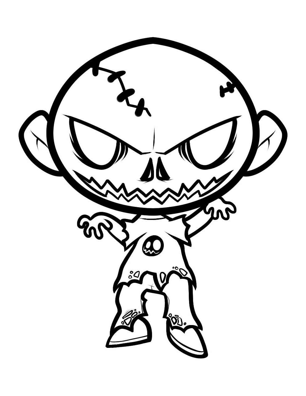 Dibujos De Zombi 85544 Personajes Para Colorear Y Pintar P ginas 