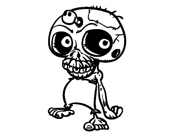 Dibujo para colorear: Zombi (Personajes) #85592 - Dibujos para Colorear e Imprimir Gratis