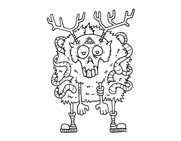 Dibujo para colorear: Zombi (Personajes) #85669 - Dibujos para Colorear e Imprimir Gratis