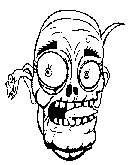 Dibujo para colorear: Zombi (Personajes) #85790 - Dibujos para Colorear e Imprimir Gratis