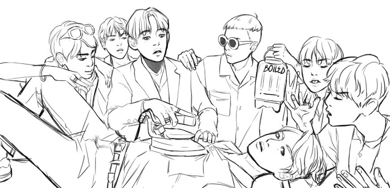 Dibujo gratuito BTS #202401 de la coleccion Personas Famosas para imprimir Dibujo gratuito BTS #202401 de la coleccion Personas Famosas para imprimir