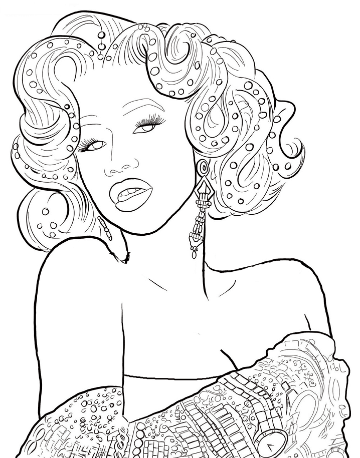 Dibujo gratuito Cardi B #173553 de la coleccion Personas Famosas para imprimir