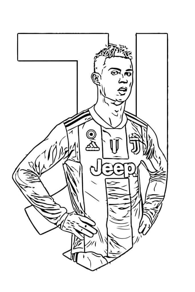 Dibujo para colorear: Cristiano Ronaldo (Personas Famosas) #173874 - Dibujos para Colorear e Imprimir Gratis