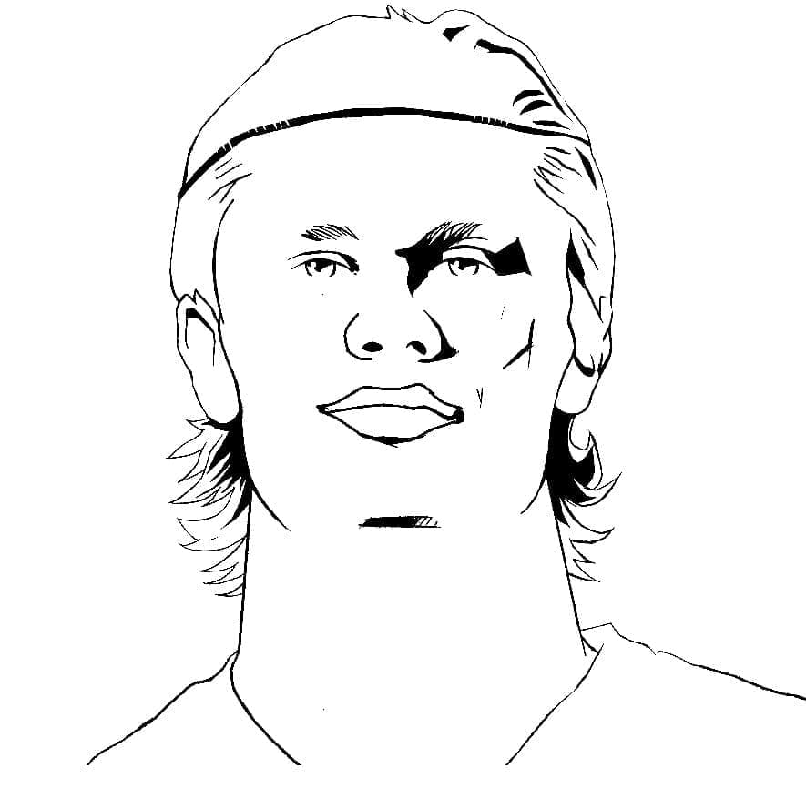 Dibujo gratuito Erling Haaland #187091 de la coleccion Personas Famosas para imprimir