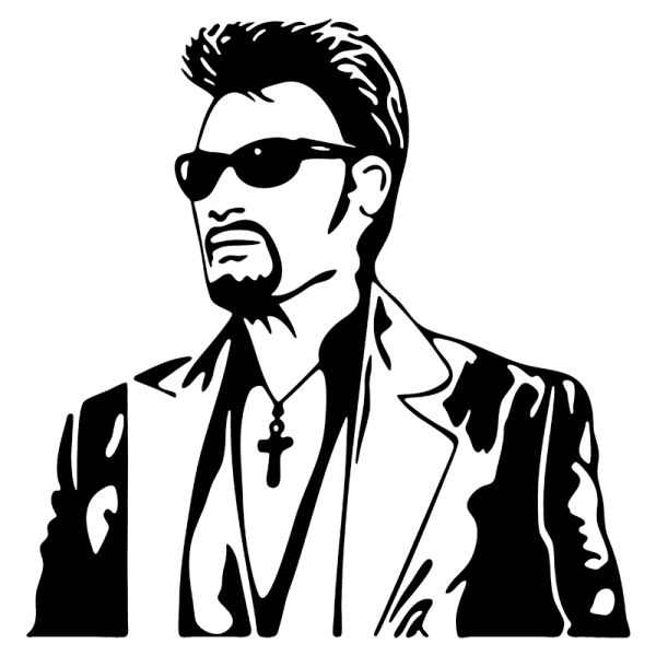 Dibujo para colorear: Johnny Hallyday (Personas Famosas) #123126 - Dibujos para Colorear e Imprimir Gratis