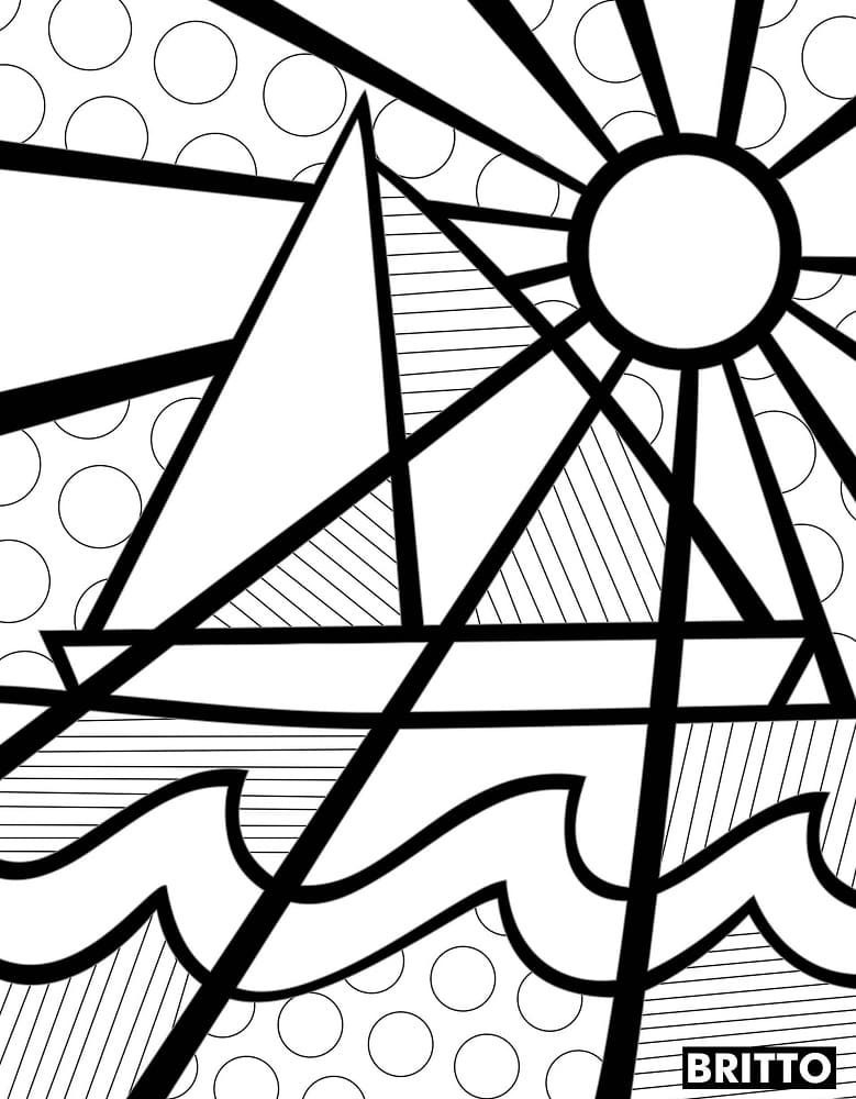 Dibujo gratuito Romero Britto #196809 de la coleccion Personas Famosas para imprimir