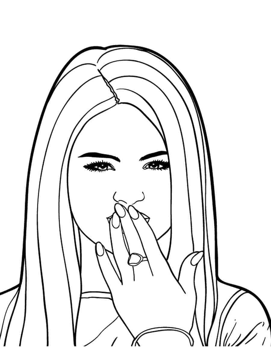 Dibujo para colorear: Selena Gomez (Personas Famosas) #214825 - Dibujos para Colorear e Imprimir Gratis