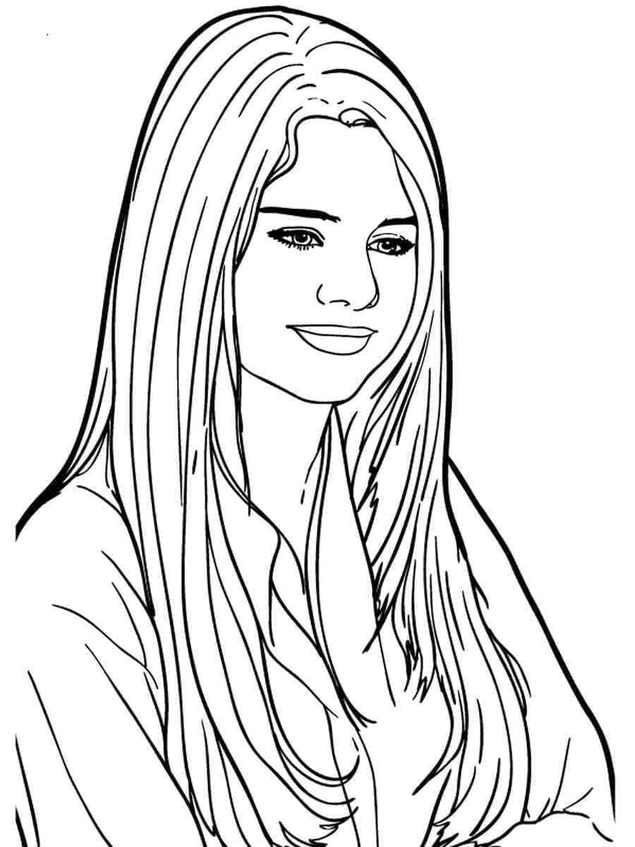 Dibujo gratuito Selena Gomez #214829 de la coleccion Personas Famosas para imprimir