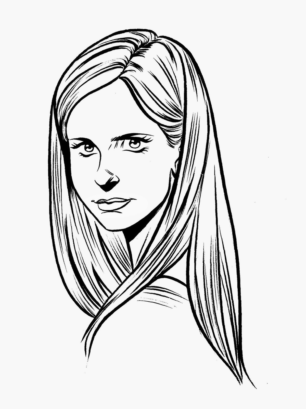 Dibujo para colorear: Buffy the vampire slayer (Programas de televisión) #152693 - Dibujos para Colorear e Imprimir Gratis