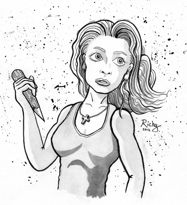 Dibujo para colorear: Buffy the vampire slayer (Programas de televisión) #152701 - Dibujos para Colorear e Imprimir Gratis