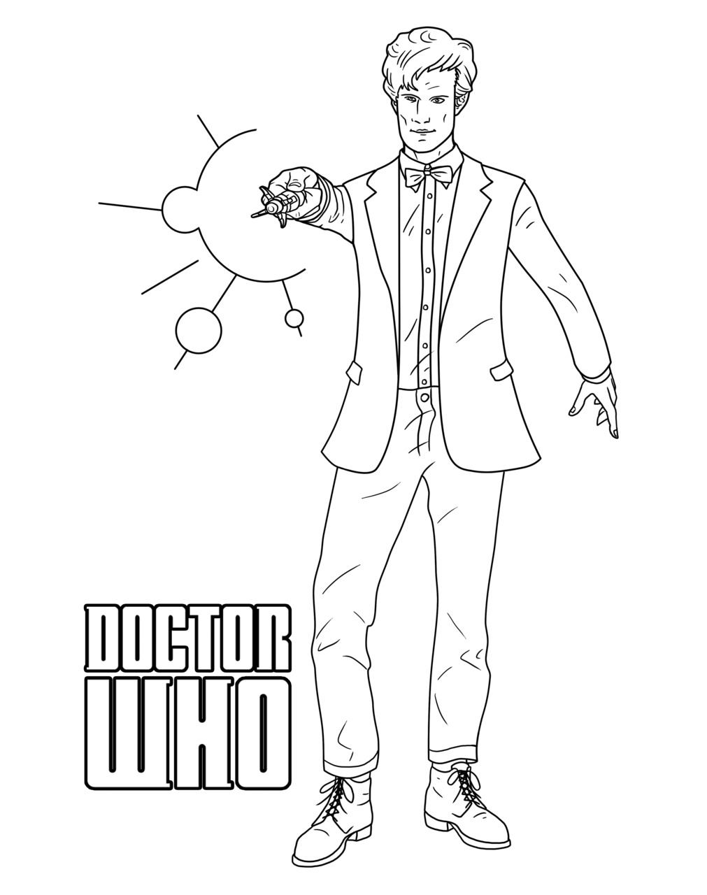 Dibujo para colorear: Doctor Who (Programas de televisión) #153104 - Dibujos para Colorear e Imprimir Gratis