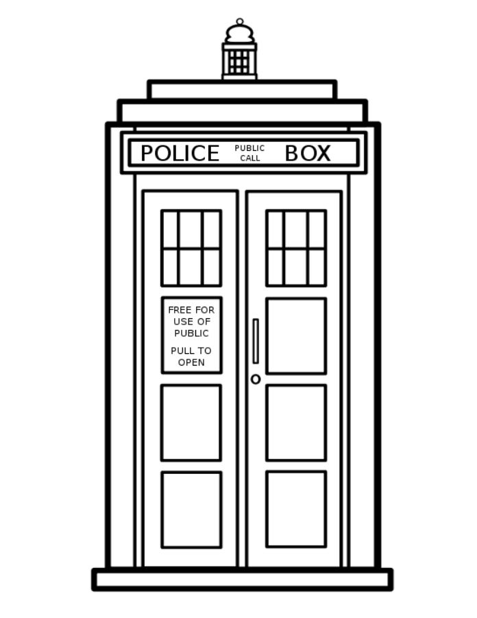 Dibujo para colorear: Doctor Who (Programas de televisión) #153120 - Dibujos para Colorear e Imprimir Gratis