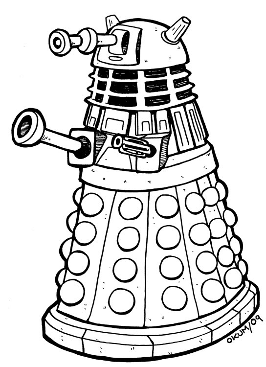 Dibujo para colorear: Doctor Who (Programas de televisión) #153139 - Dibujos para Colorear e Imprimir Gratis