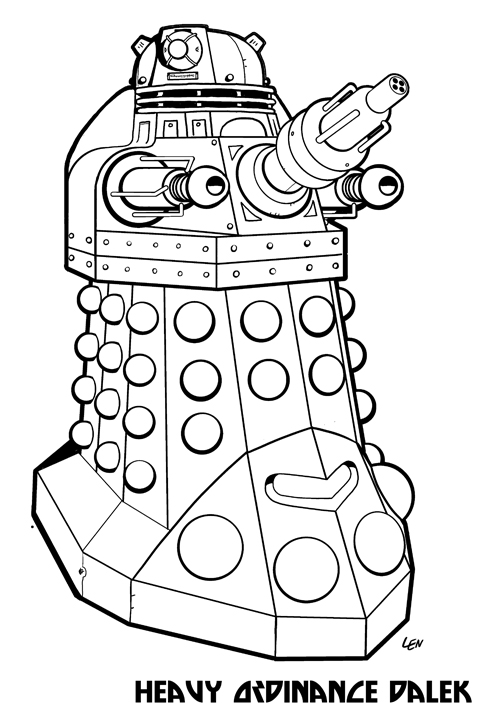 Dibujo para colorear: Doctor Who (Programas de televisión) #153208 - Dibujos para Colorear e Imprimir Gratis