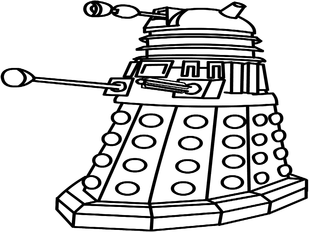 Dibujo para colorear: Doctor Who (Programas de televisión) #153233 - Dibujos para Colorear e Imprimir Gratis