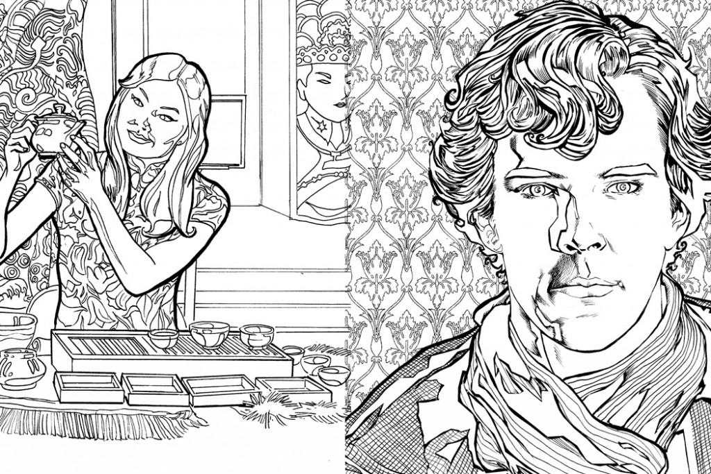 Dibujo para colorear: Sherlock (Programas de televisión) #153505 - Dibujos para Colorear e Imprimir Gratis