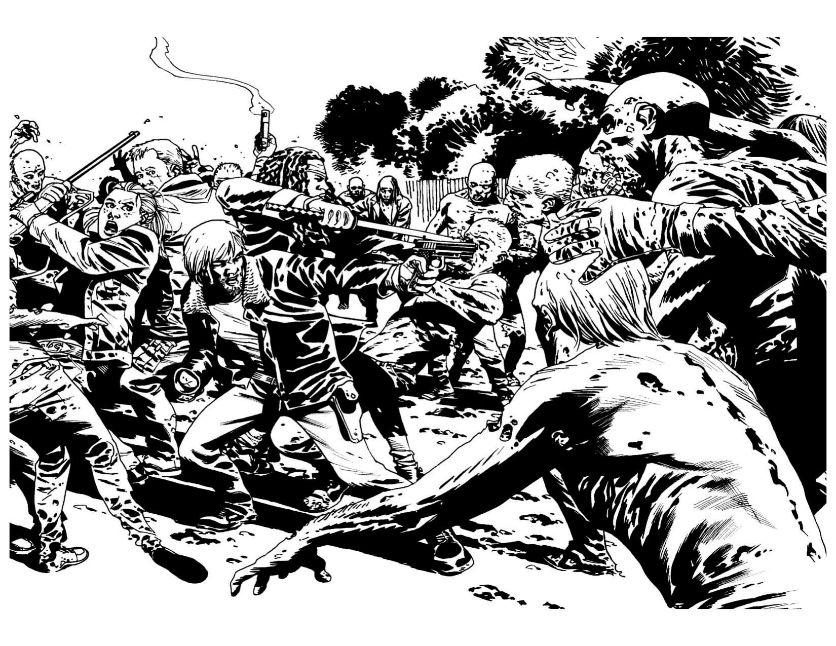 Dibujo para colorear: The Walking Dead (Programas de televisión) #151962 - Dibujos para Colorear e Imprimir Gratis