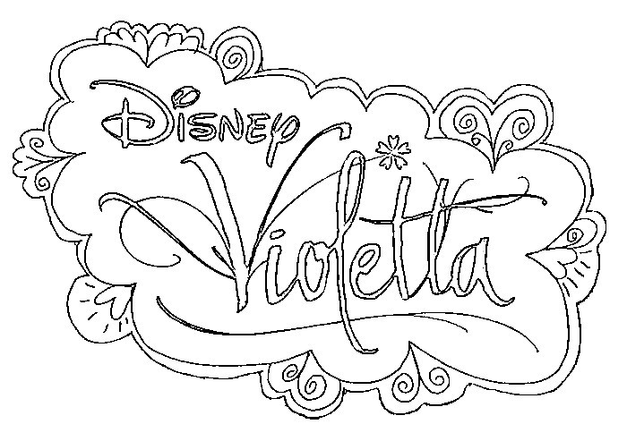 Dibujo para colorear: Violetta (Programas de televisión) #170456 - Dibujos para Colorear e Imprimir Gratis