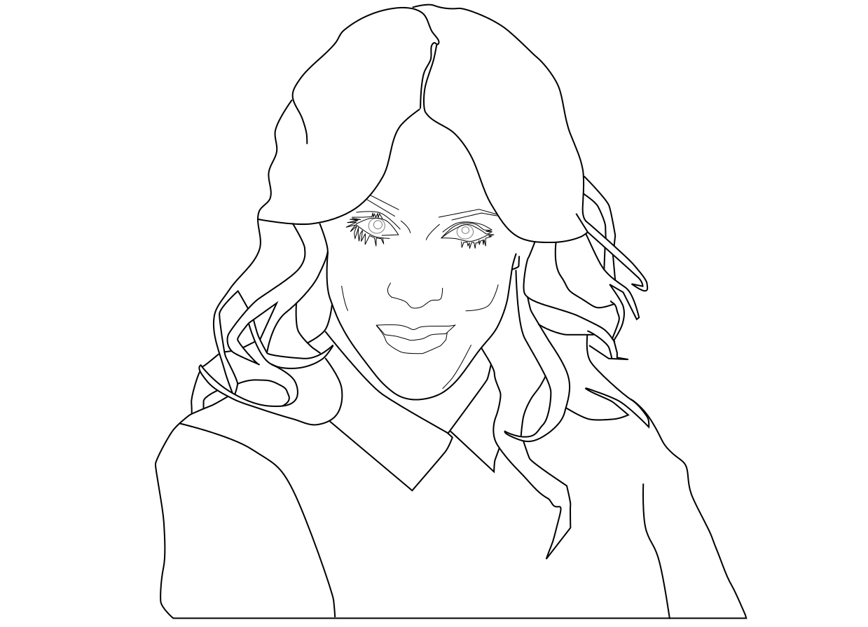 Dibujo para colorear: Violetta (Programas de televisión) #170464 - Dibujos para Colorear e Imprimir Gratis