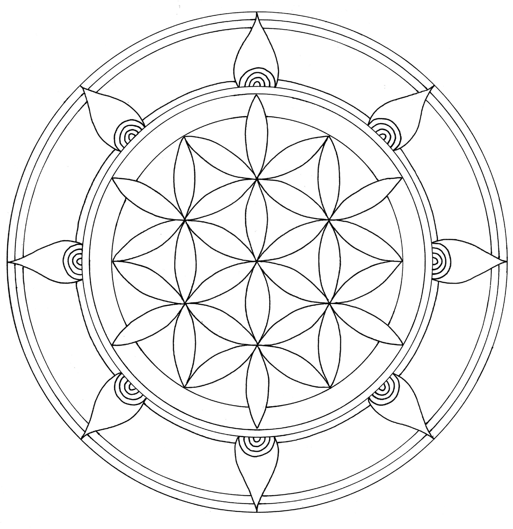 Dibujo para colorear: Arteterapia (Relajación) #23173 - Dibujos para Colorear e Imprimir Gratis