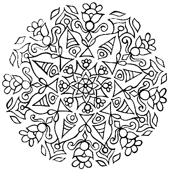 Dibujo para colorear: Arteterapia (Relajación) #23223 - Dibujos para Colorear e Imprimir Gratis