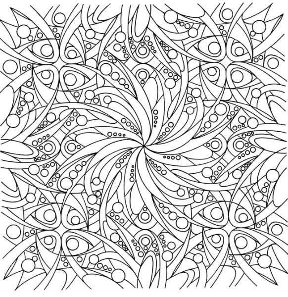 Dibujo para colorear: Arteterapia (Relajación) #23248 - Dibujos para Colorear e Imprimir Gratis