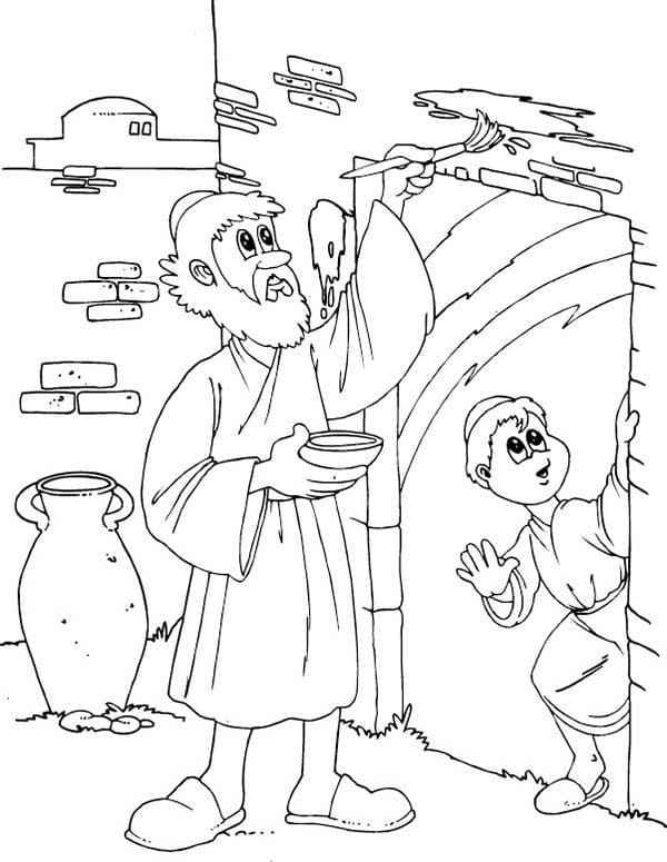 Dibujo para colorear: Biblia (Religión y Mitología) #194228 - Dibujos para Colorear e Imprimir Gratis