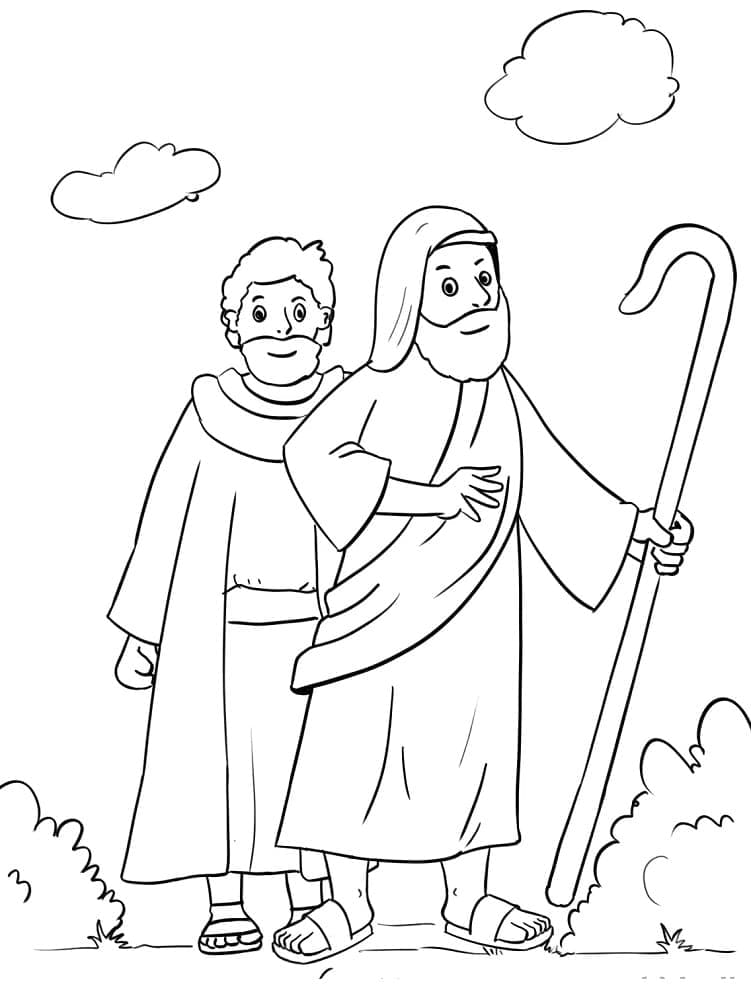 Dibujo para colorear: Biblia (Religión y Mitología) #194249 - Dibujos para Colorear e Imprimir Gratis