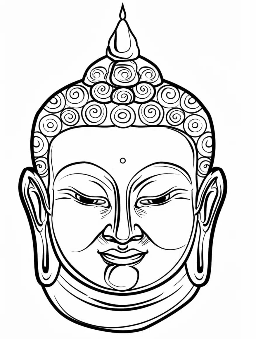 Dibujo gratuito Buda #216095 de la coleccion Religión y Mitología para imprimir