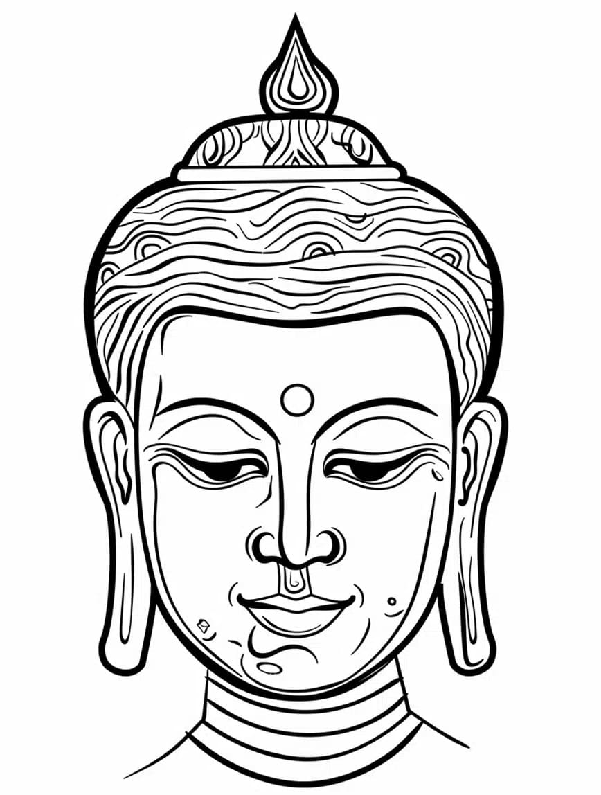 Dibujo para colorear: Buda (Religión y Mitología) #216096 - Dibujos para Colorear e Imprimir Gratis