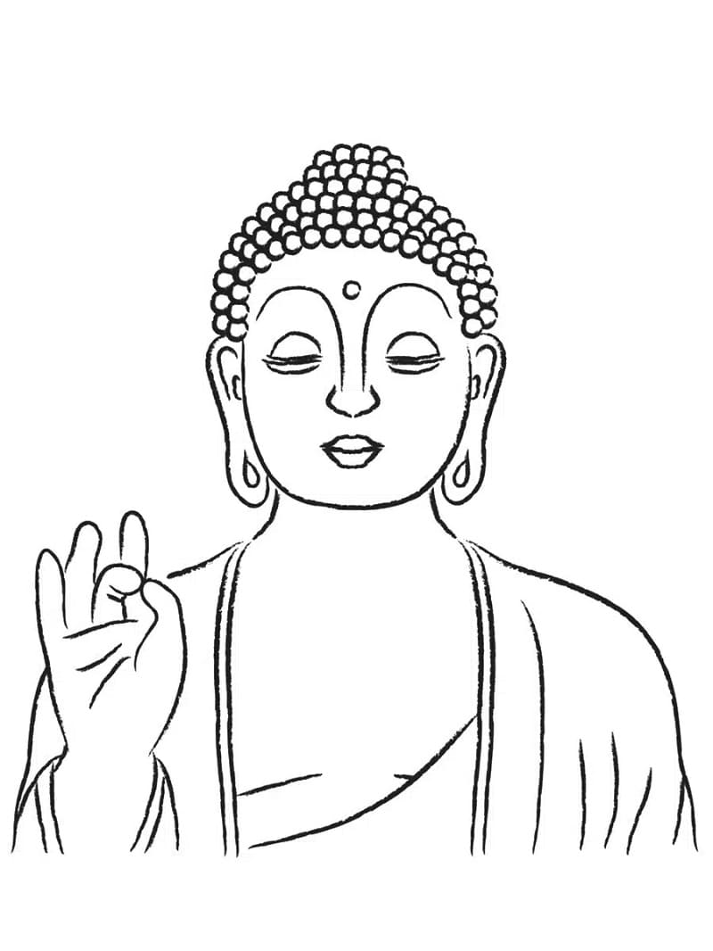 Dibujo gratuito Buda #216098 de la coleccion Religión y Mitología para imprimir