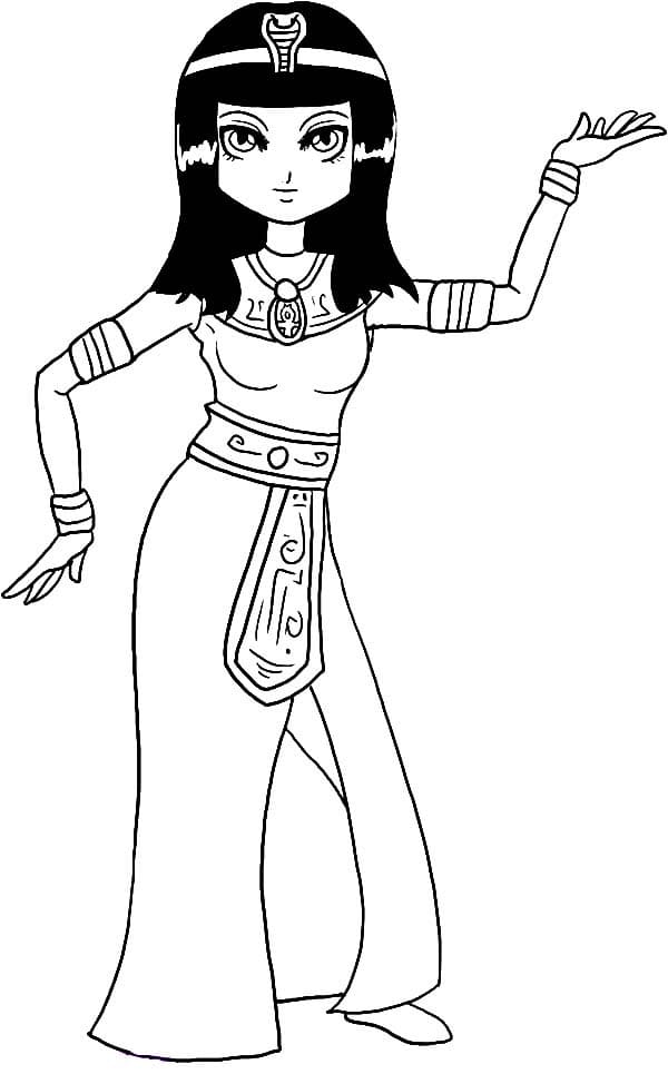 Dibujo gratuito Cleopatra #189441 de la coleccion Religión y Mitología para imprimir