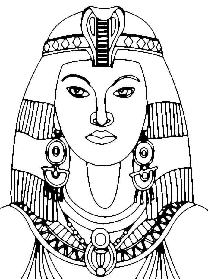 Dibujo gratuito Cleopatra #189446 de la coleccion Religión y Mitología para imprimir