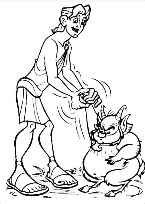 Dibujo gratuito Hércules #187387 de la coleccion Religión y Mitología para imprimir