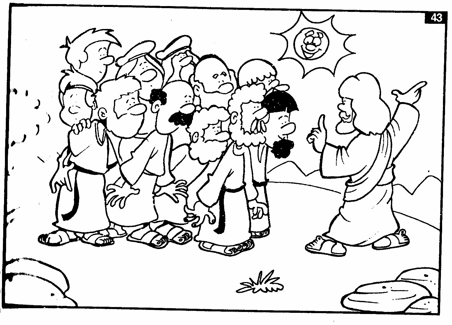 Dibujo gratuito Jesús #98947 de la coleccion Religión y Mitología para imprimir