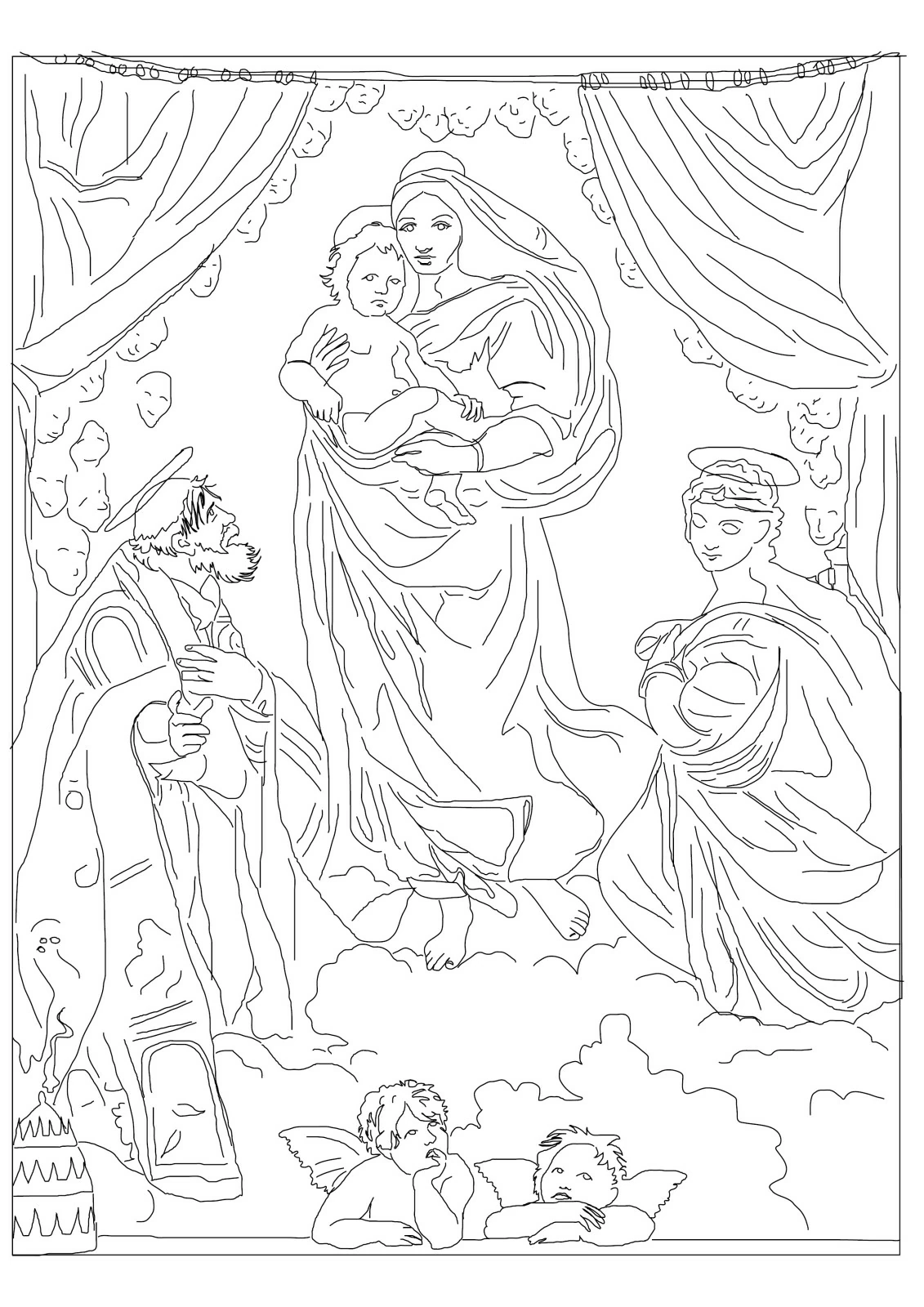 Dibujo gratuito Jesús #99000 de la coleccion Religión y Mitología para imprimir