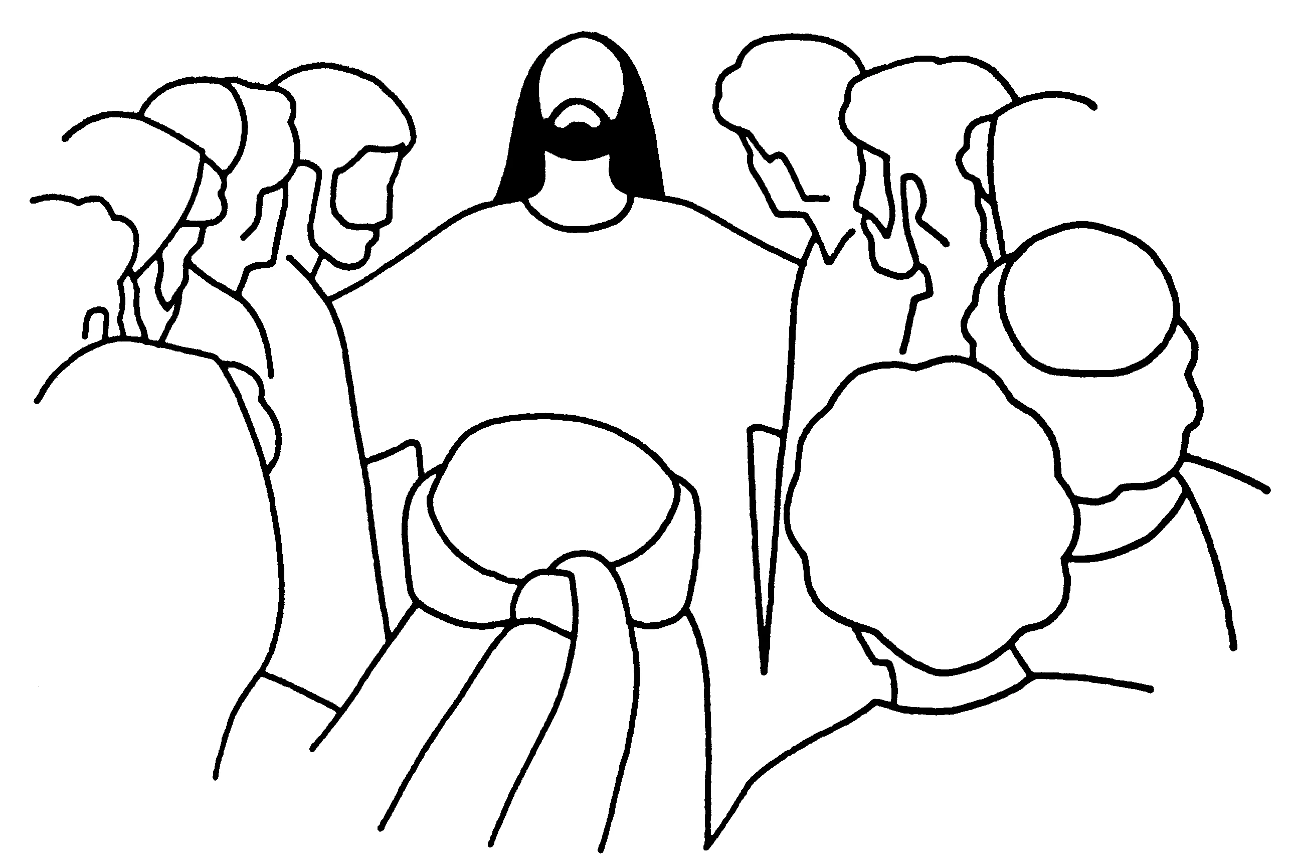 Dibujo gratuito Jesús #99193 de la coleccion Religión y Mitología para imprimir