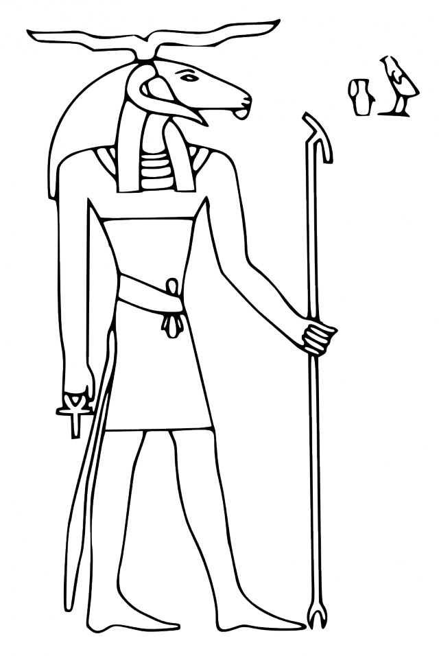 Dibujo gratuito Mitología Egipcia #111128 de la coleccion Religión y Mitología para imprimir