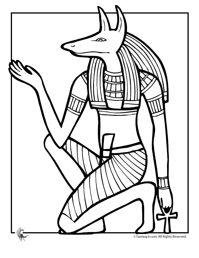 Dibujo gratuito Mitología Egipcia #111147 de la coleccion Religión y Mitología para imprimir