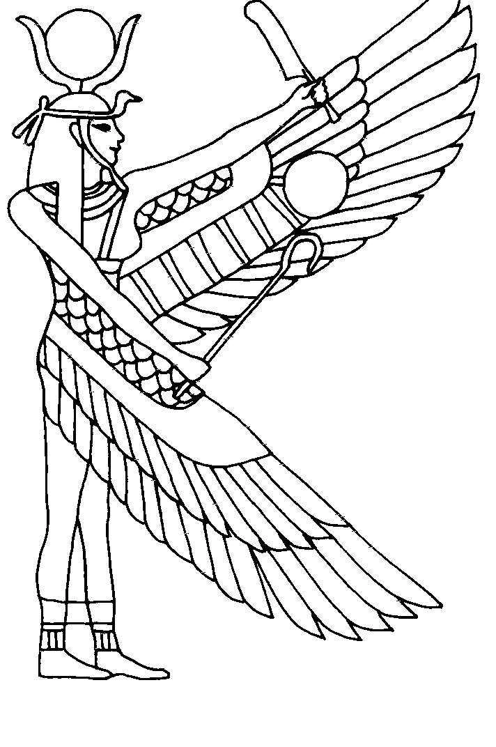 Dibujo gratuito Mitología Egipcia #111175 de la coleccion Religión y Mitología para imprimir