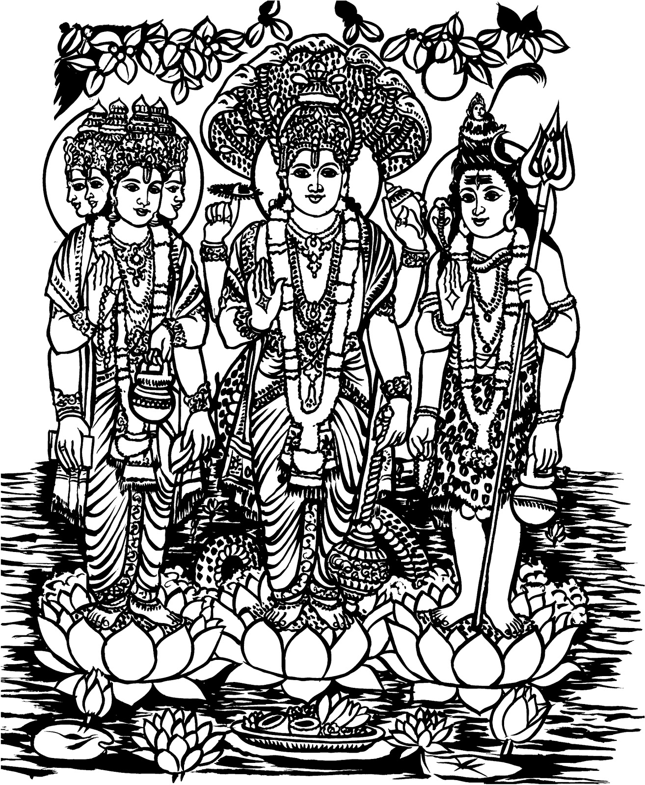 Dibujo gratuito Mitología Hindú #109212 de la coleccion Religión y Mitología para imprimir