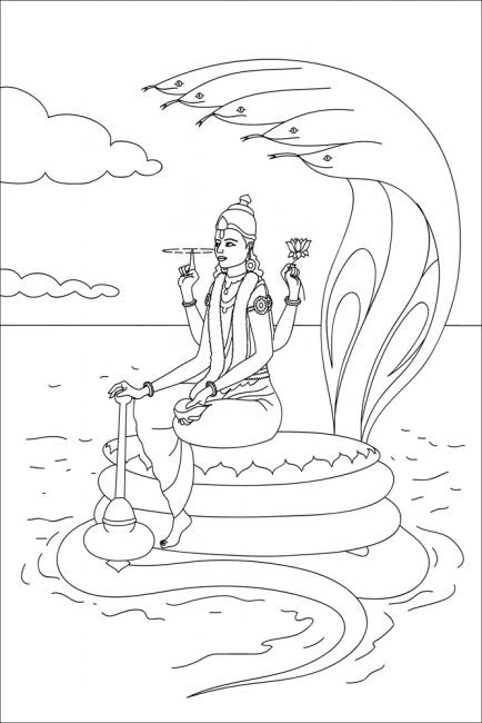 Dibujo gratuito Mitología Hindú #109264 de la coleccion Religión y Mitología para imprimir