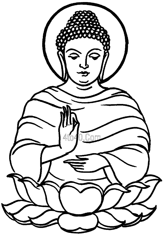 Dibujo gratuito Mitología Hindú: Buda #89543 de la coleccion Religión y Mitología para imprimir